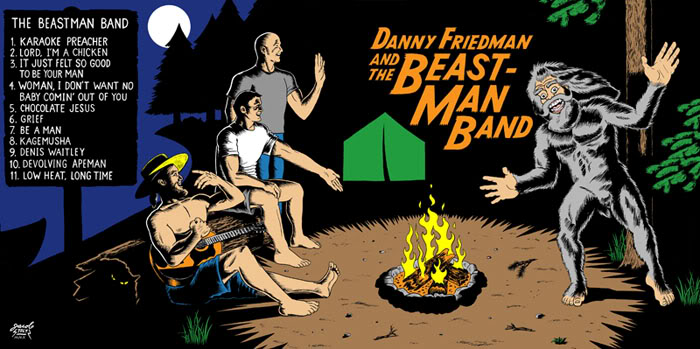 Beastman Band CD Cover - Open View