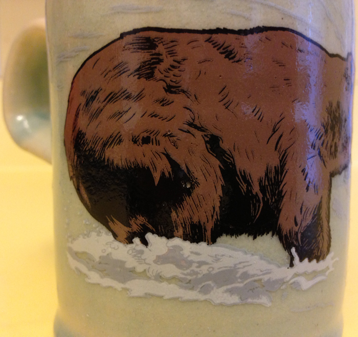 Bear Mug Detail