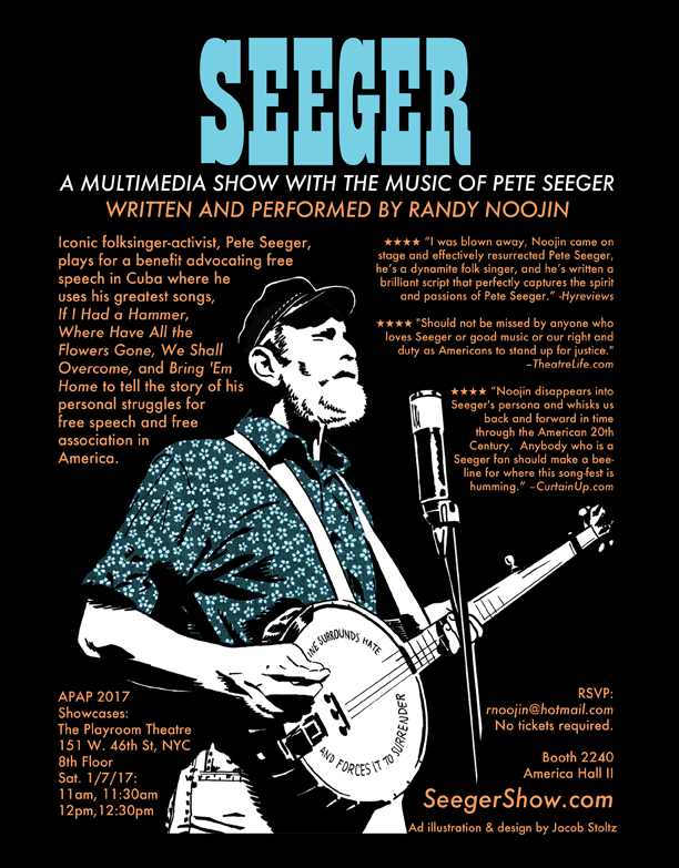 Seeger play by Randy Noojin